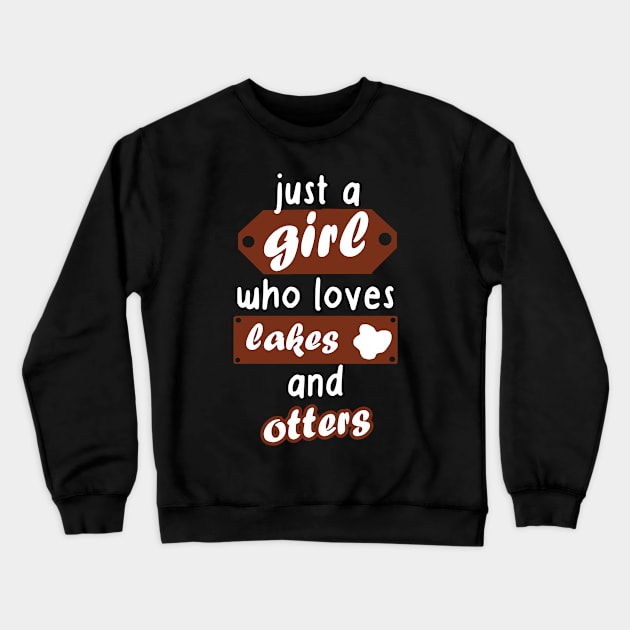 Otter girls women pond giant otters children animal Crewneck Sweatshirt by FindYourFavouriteDesign